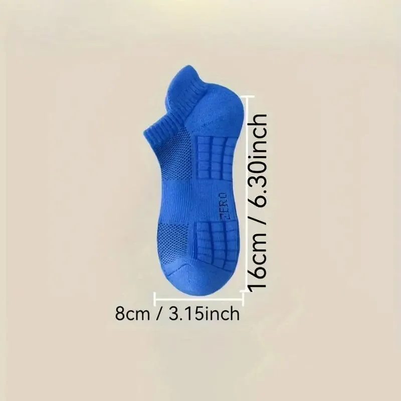 5-Pairs: Men and Women's Breathable Comfortable Sports Socks