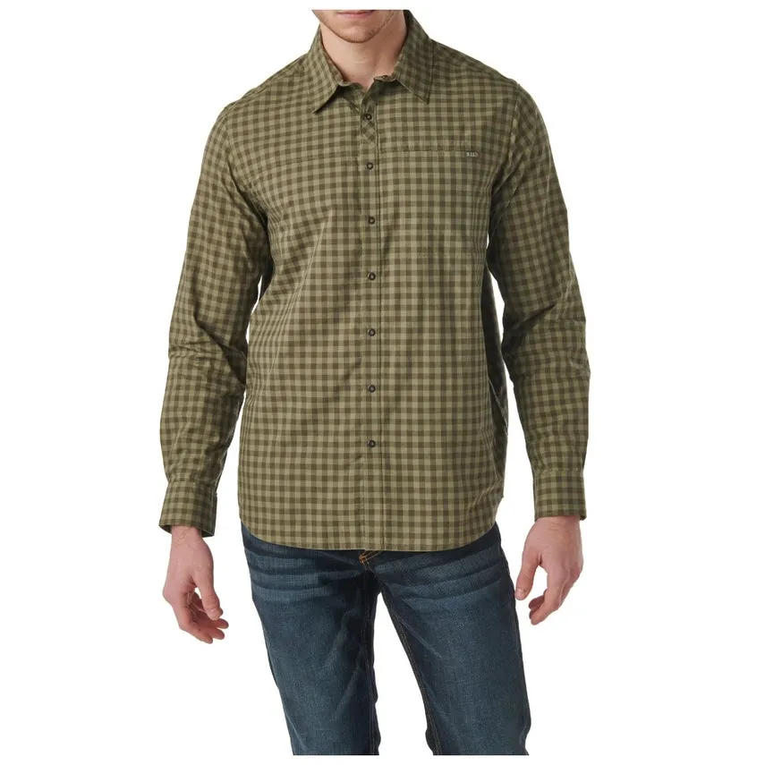 5.11 Mens Echo Long Sleeve Button Down Shirt