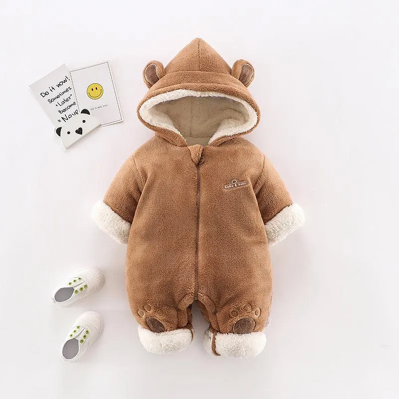 Baby Thickened Cotton Clothes Outwear Suit