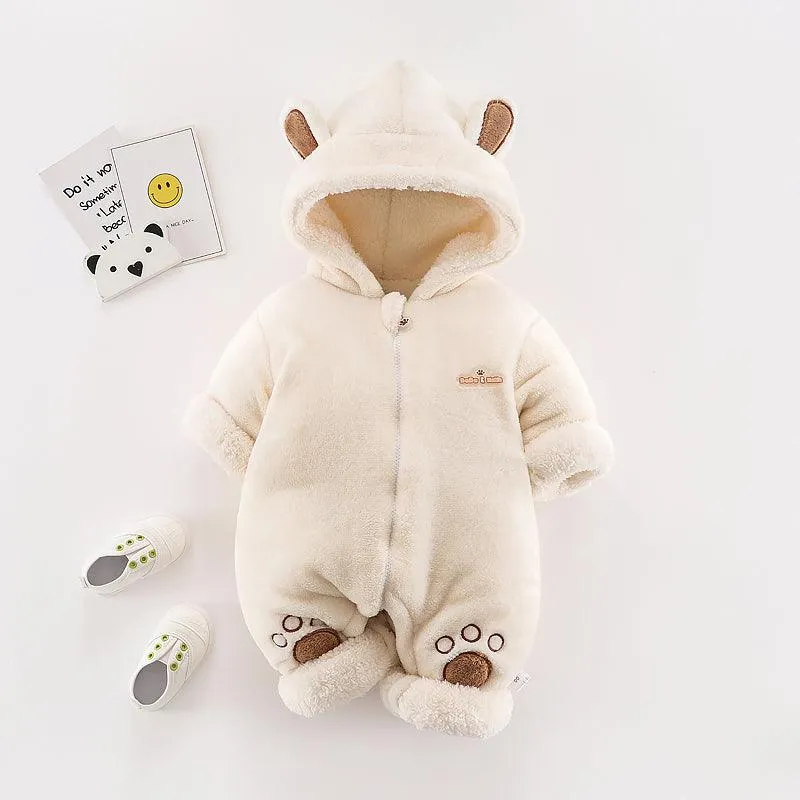 Baby Thickened Cotton Clothes Outwear Suit