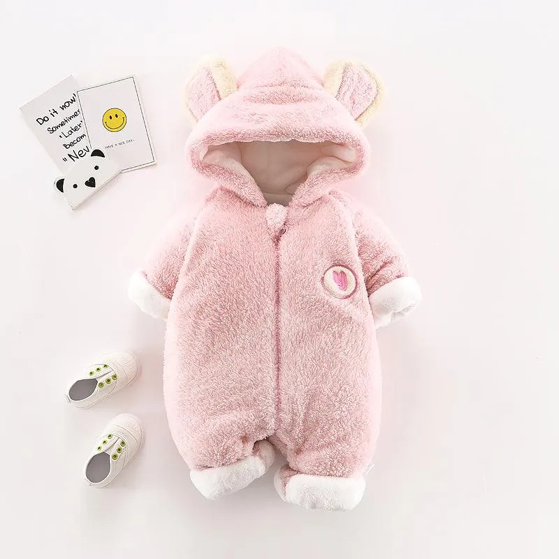 Baby Thickened Cotton Clothes Outwear Suit