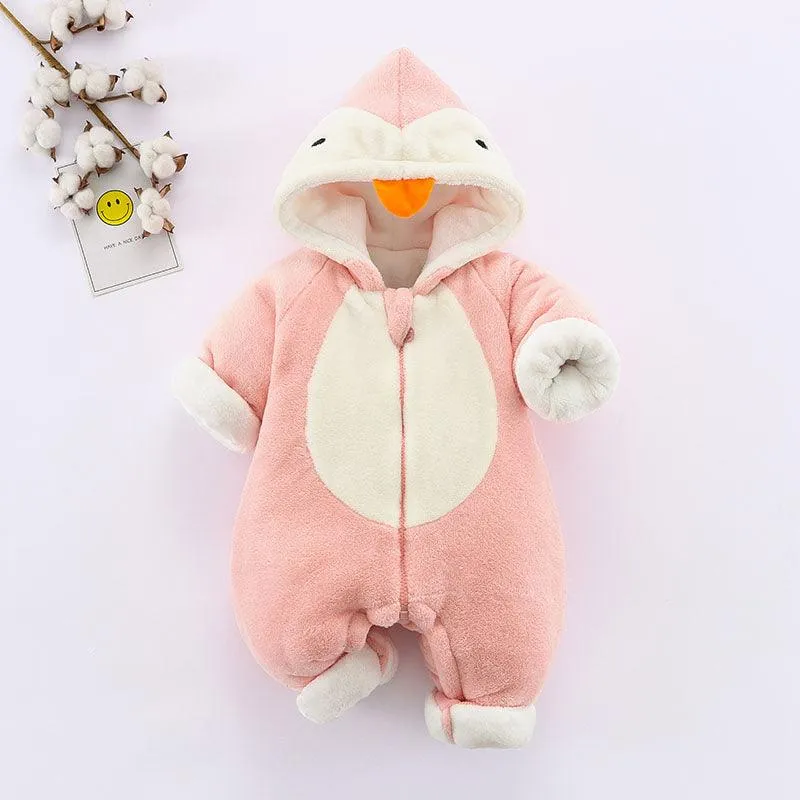 Baby Thickened Cotton Clothes Outwear Suit