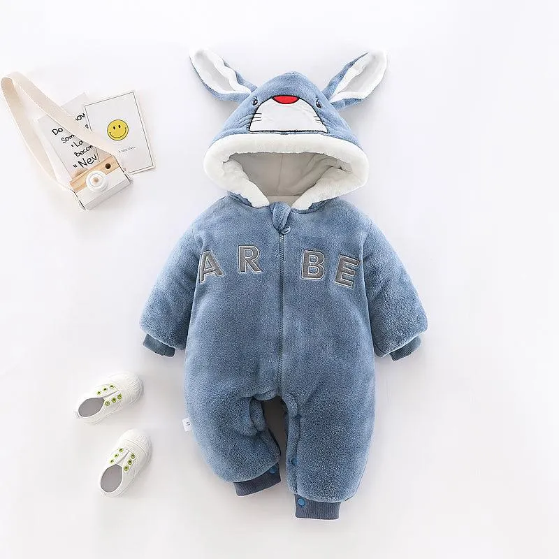 Baby Thickened Cotton Clothes Outwear Suit