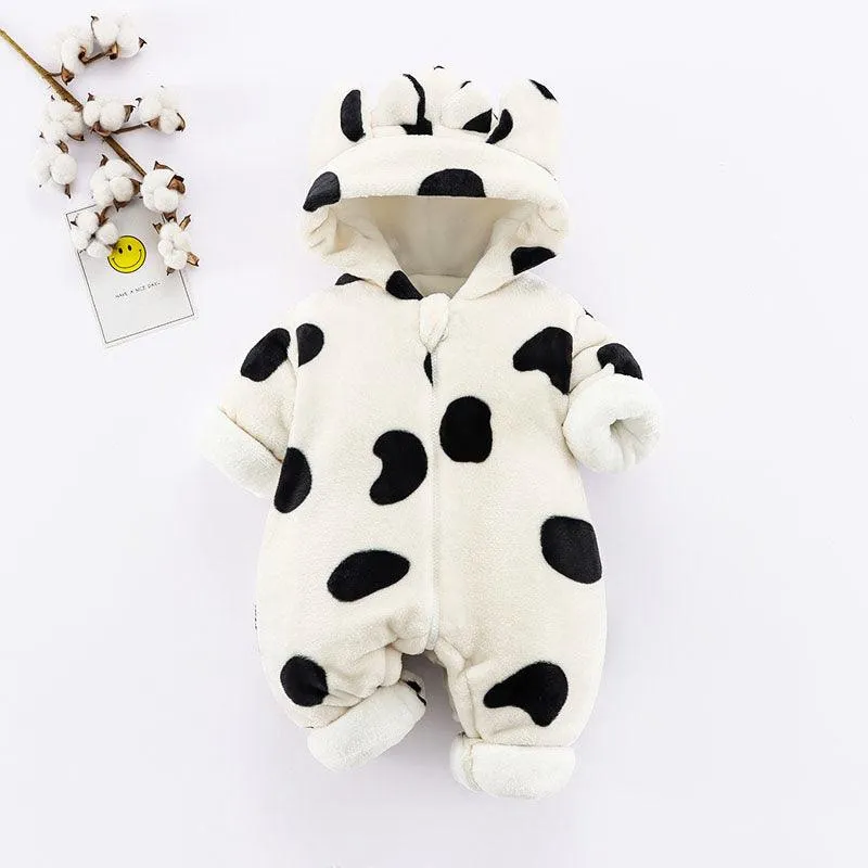 Baby Thickened Cotton Clothes Outwear Suit