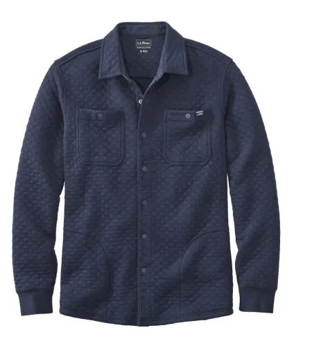 Bean's Quilted Snap Overshirt Men's Regular