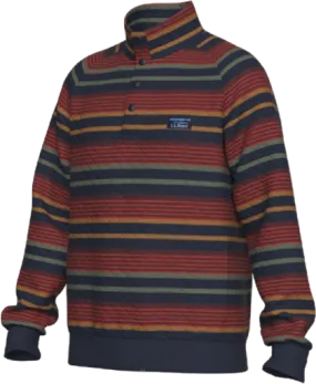 Bean's Quilted Sweatshirt Stripe Men's Regular