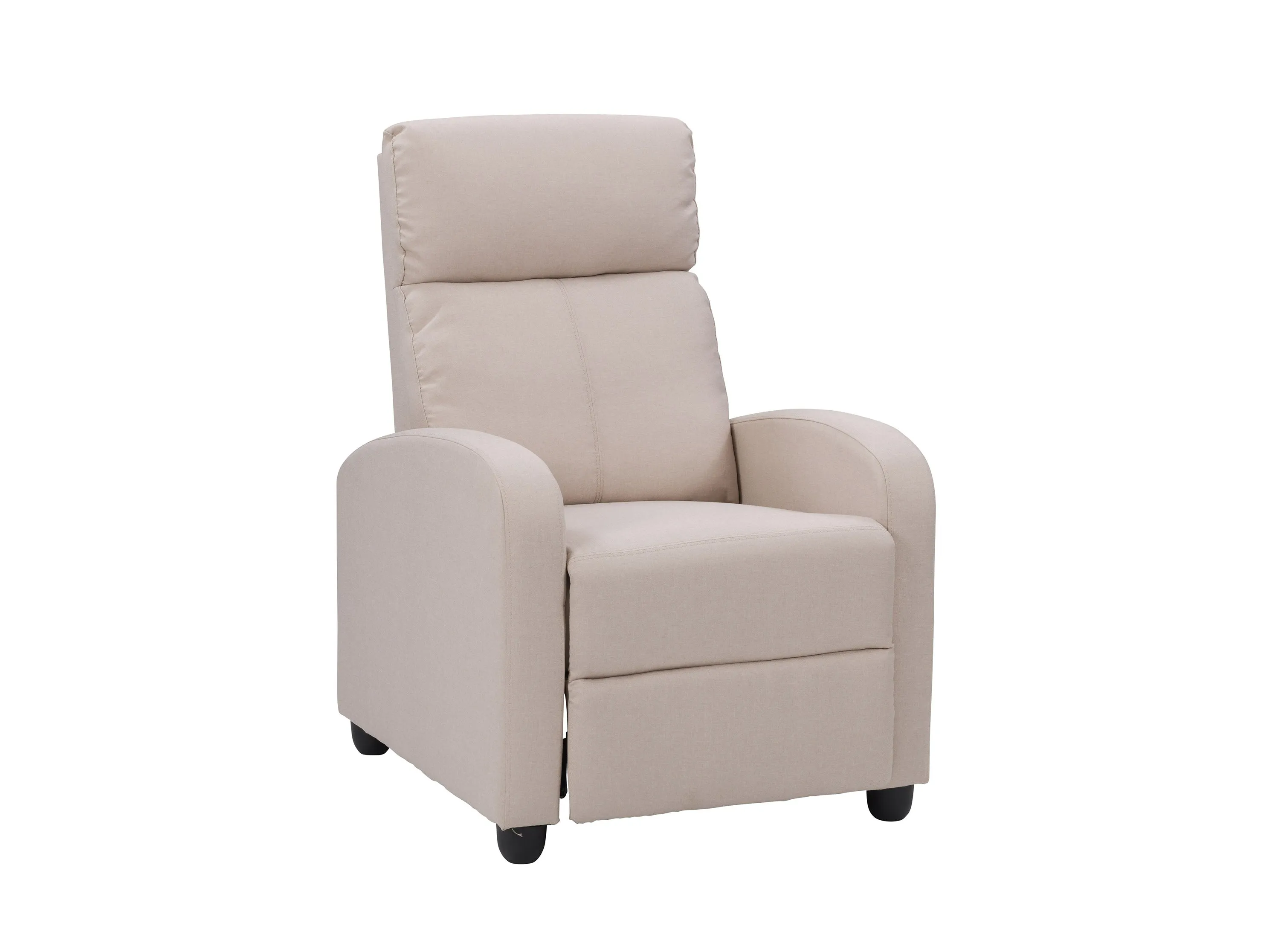 Beige Push Back Recliner