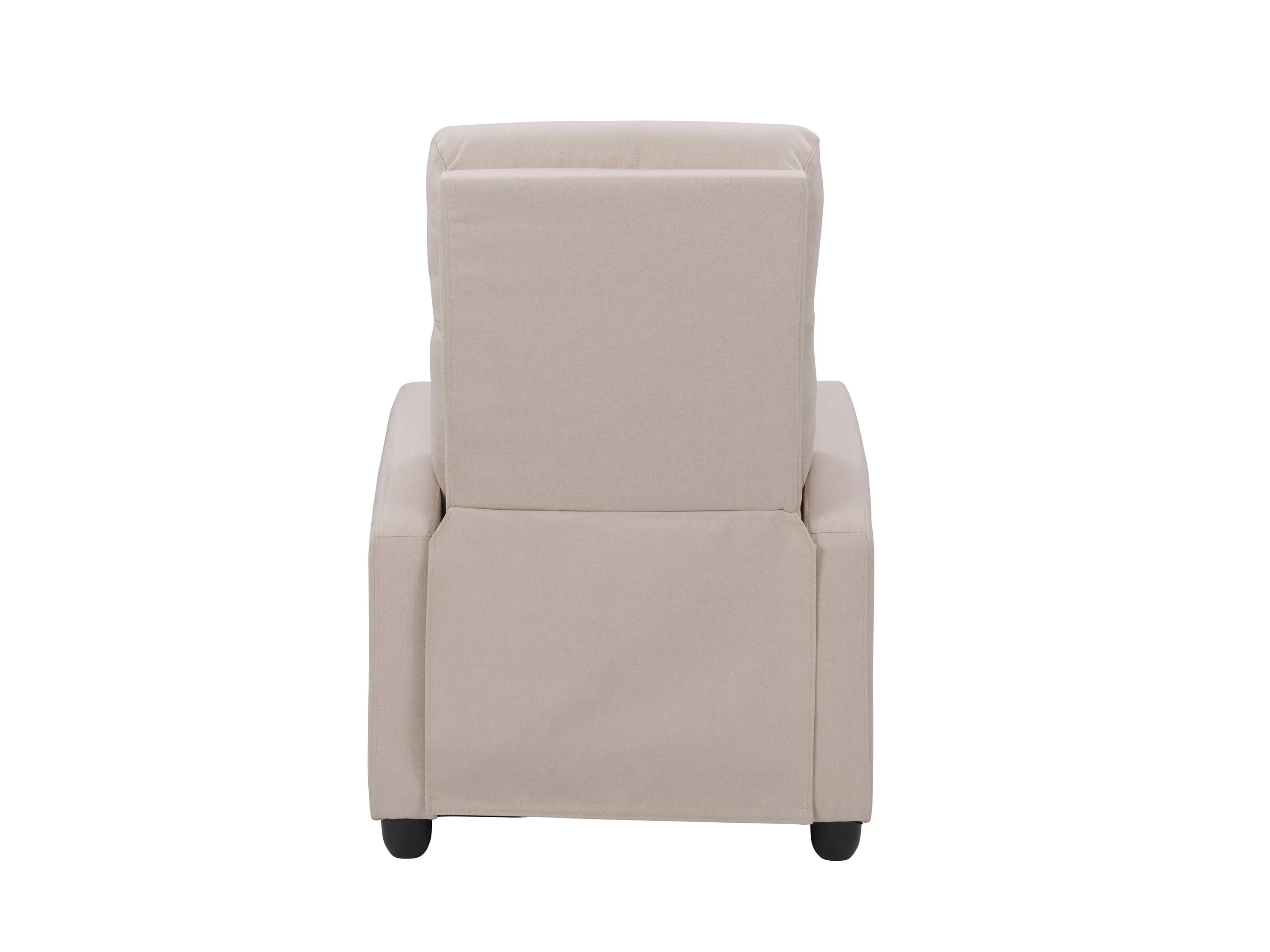 Beige Push Back Recliner