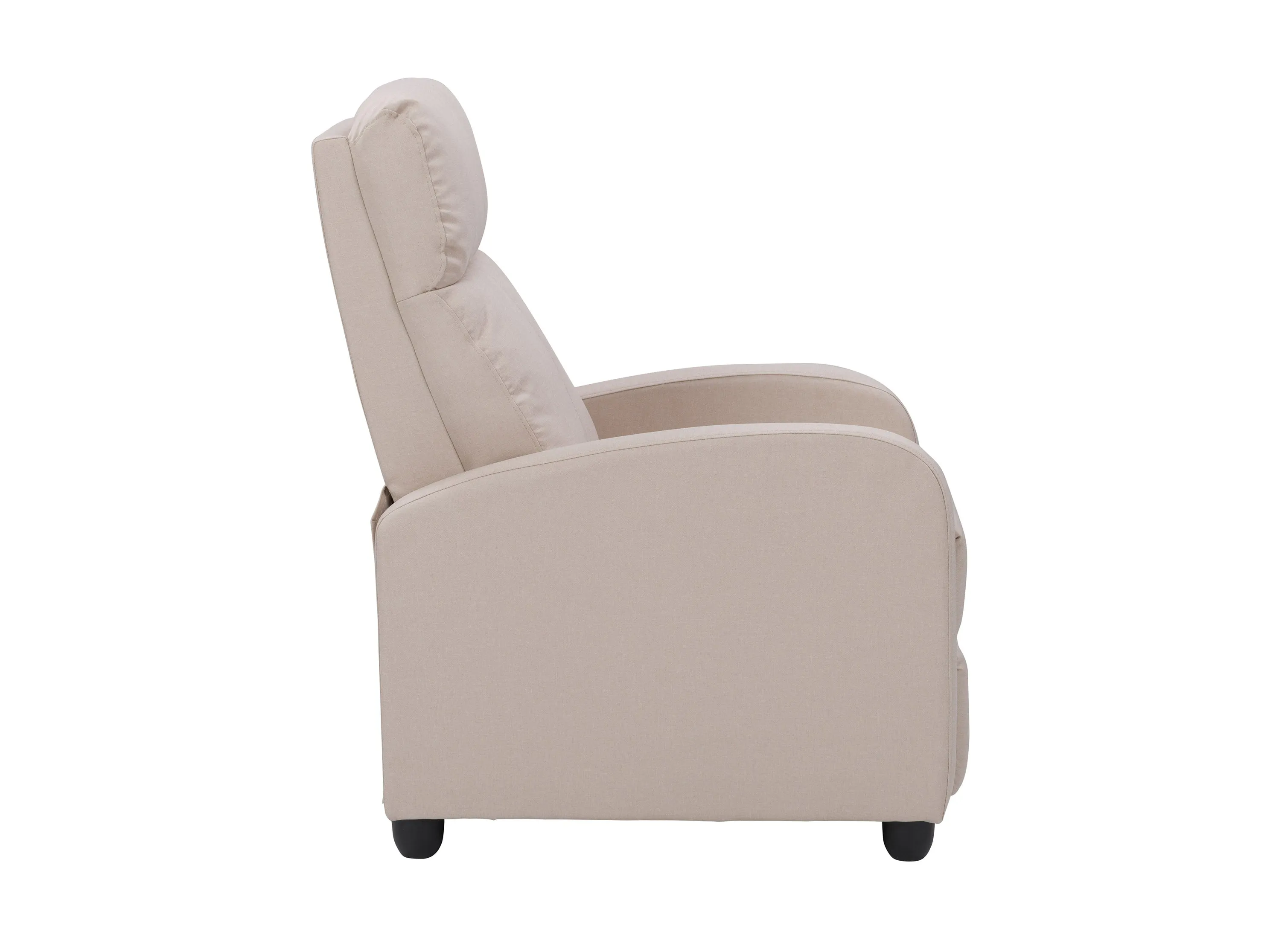 Beige Push Back Recliner