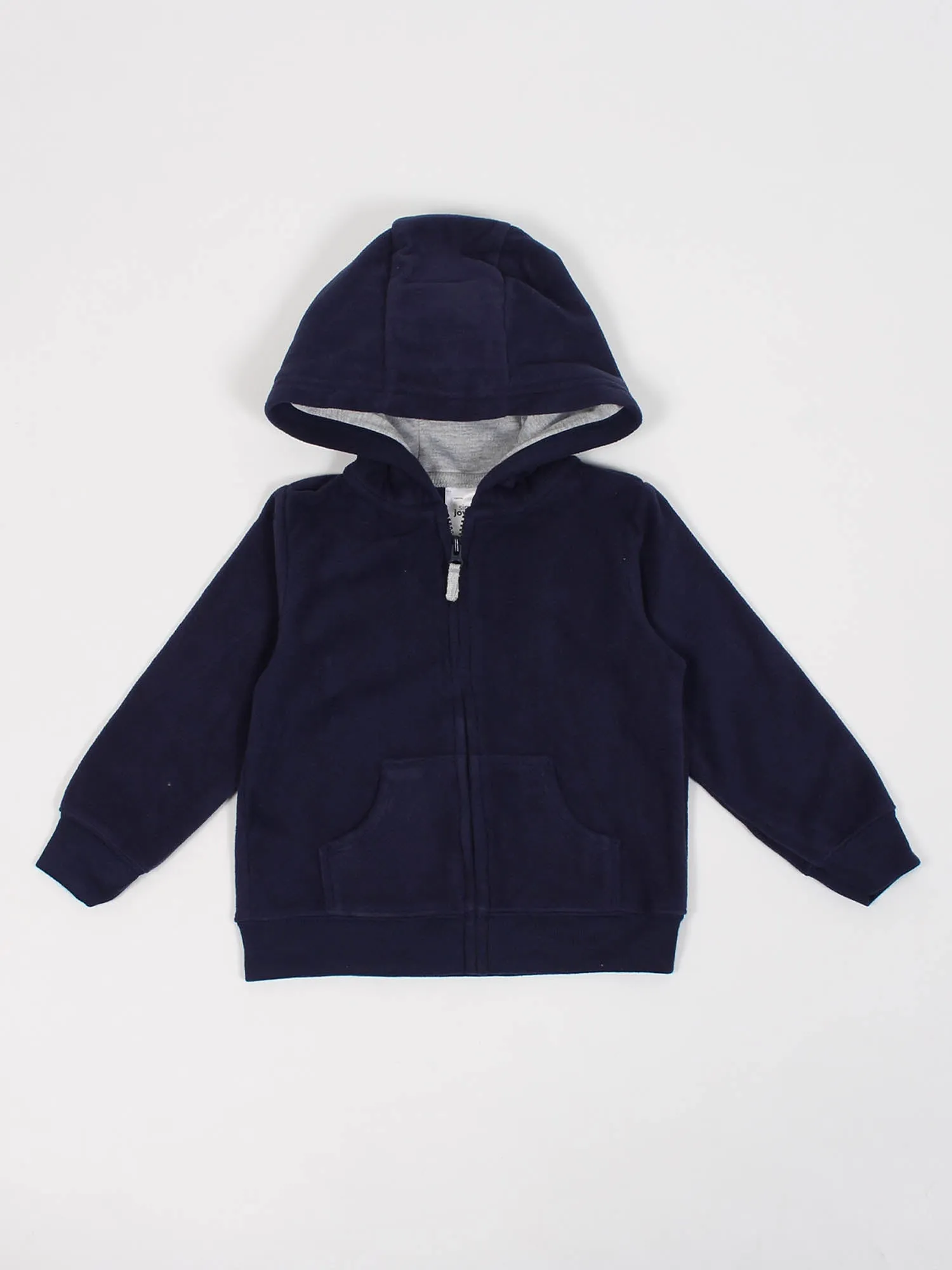 Boys Hooded Jacket-Navy Blue