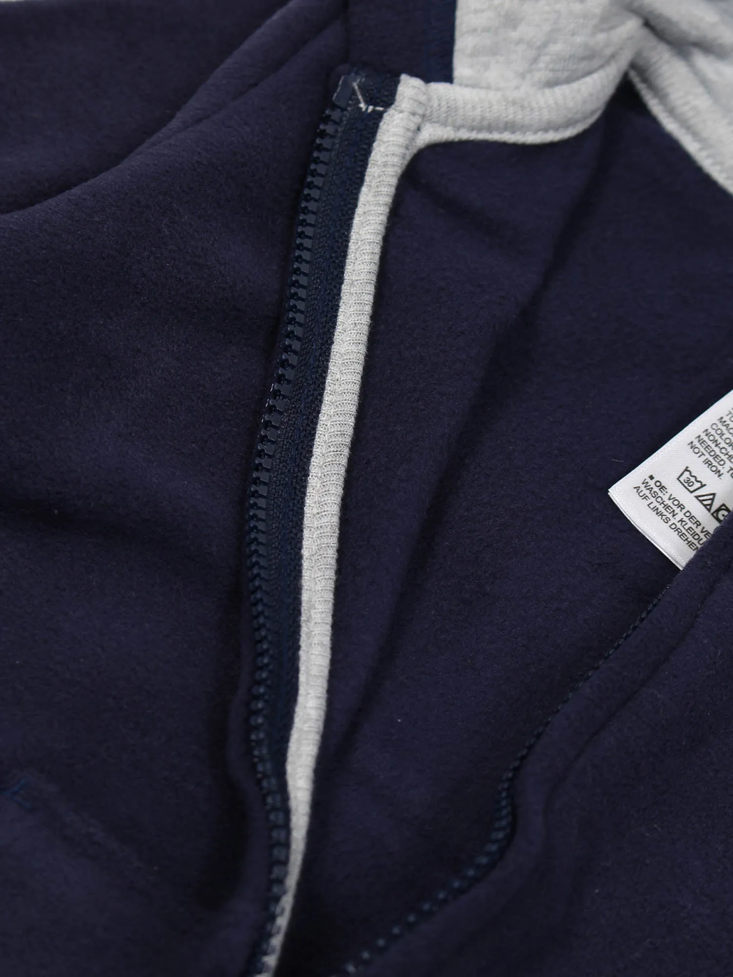 Boys Hooded Jacket-Navy Blue