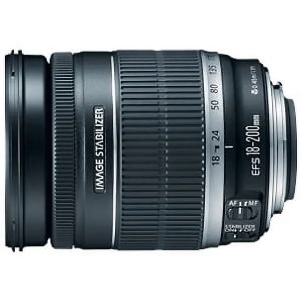 Canon EF-S 18-200mm f/3.5-5.6 IS Standard Zoom Lens for Canon DSLR Cameras