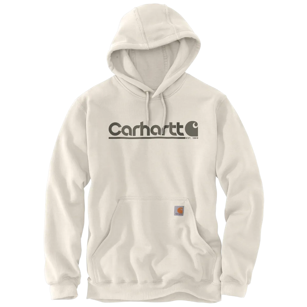 Carhartt Mens Rain Defender Graphic Fleece Pullover Hoodie