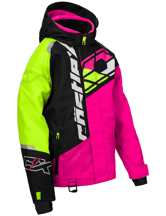 Castle X Code Youth Winter Jacket Pink Hivis