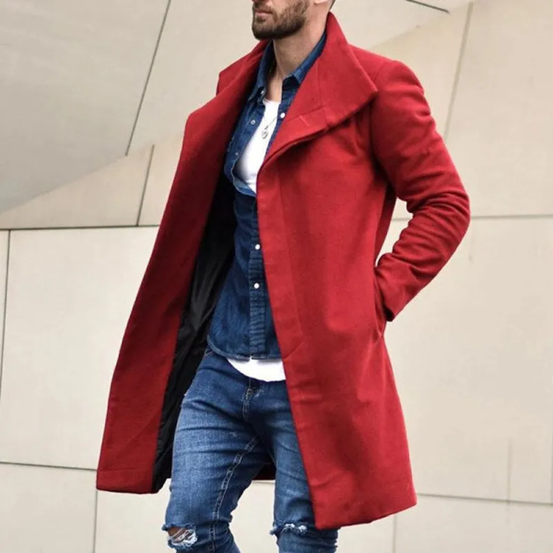 Casual Lapel Solid Color Single-Breasted Jacket