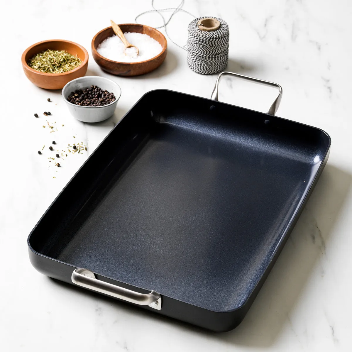 Ceramic Nonstick 13.8" x 10" Rectangular Roaster