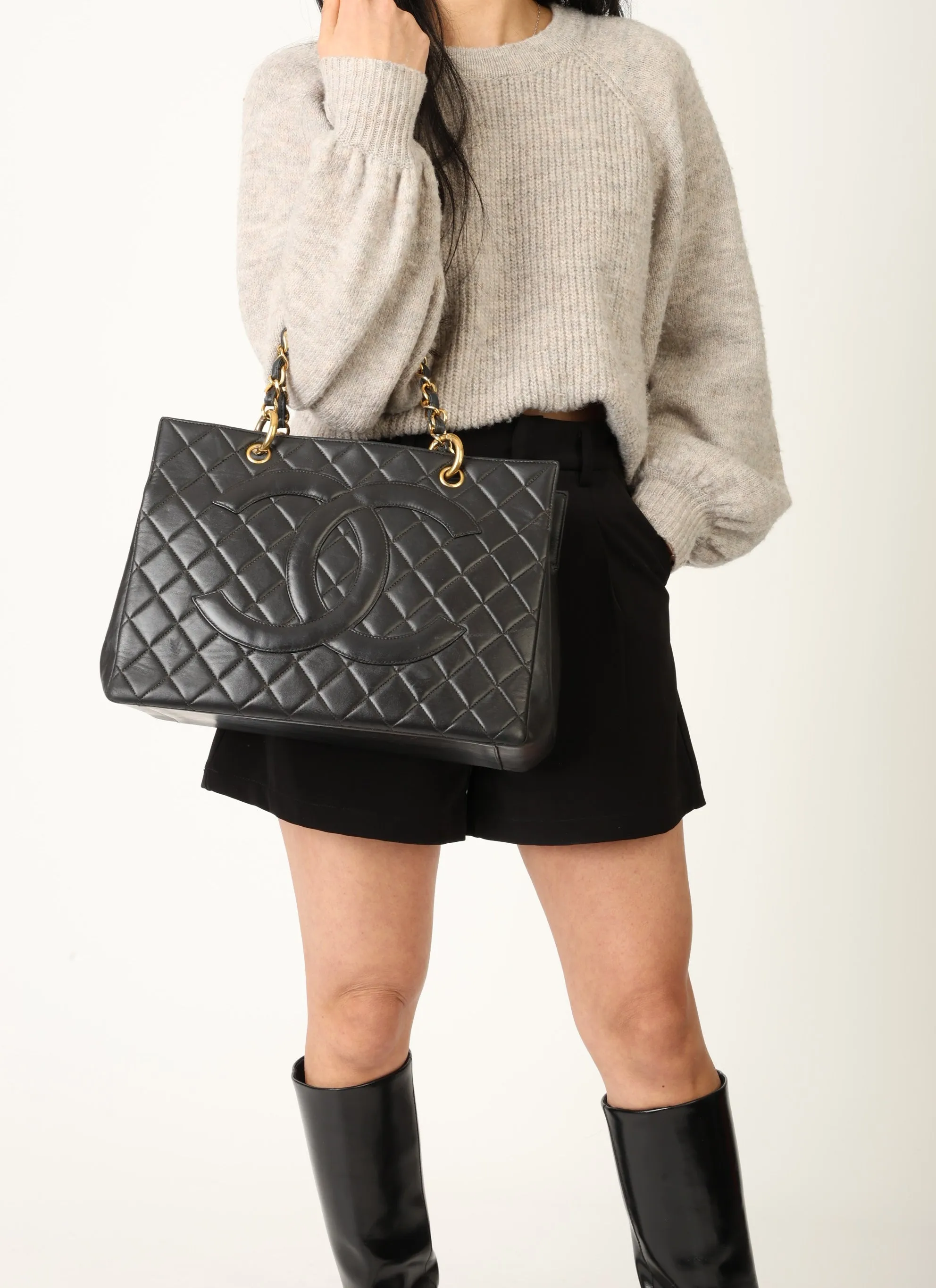 CL Lambskin Timeless Chain Tote