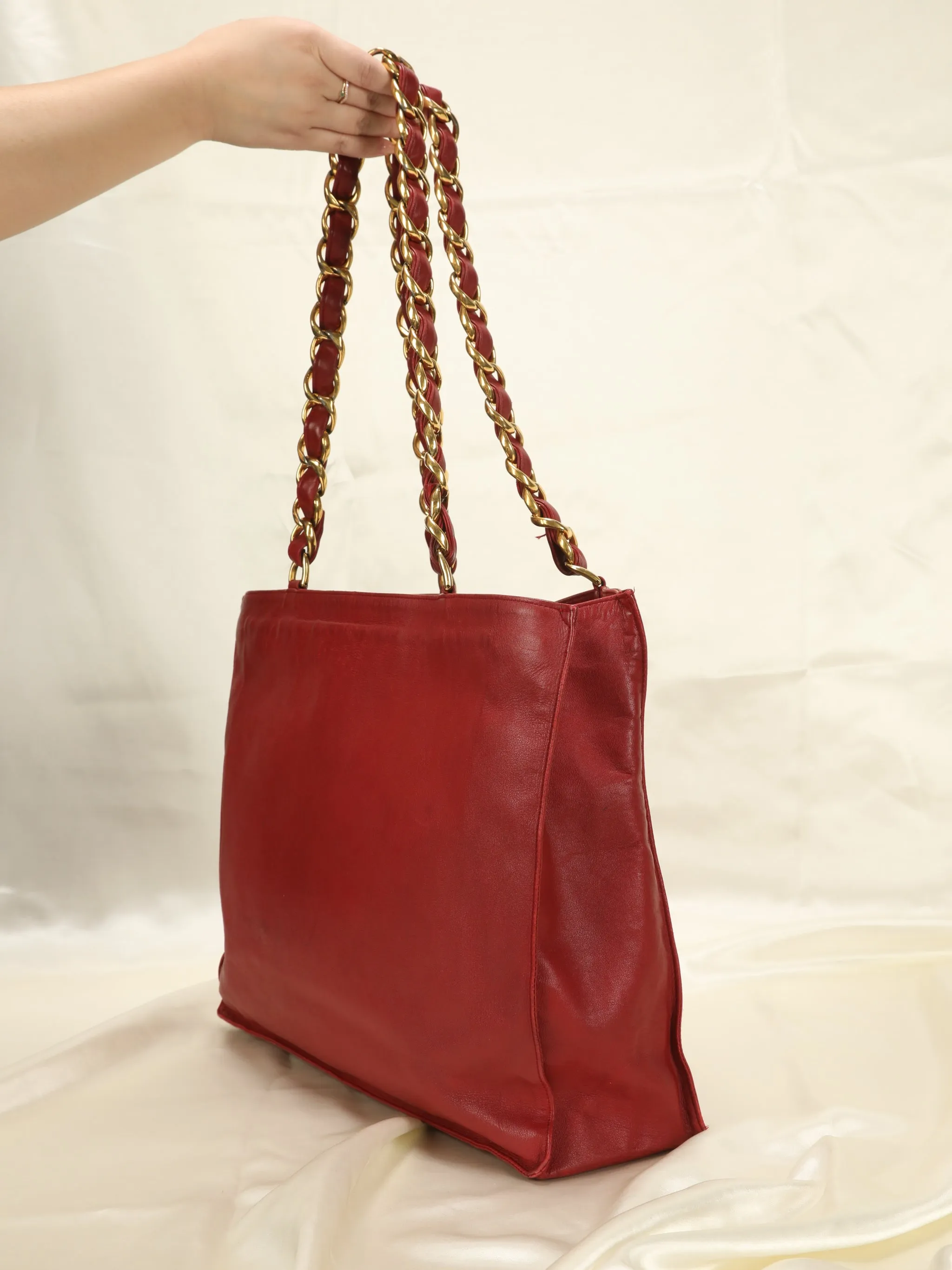 CL Lambskin Tote Bag