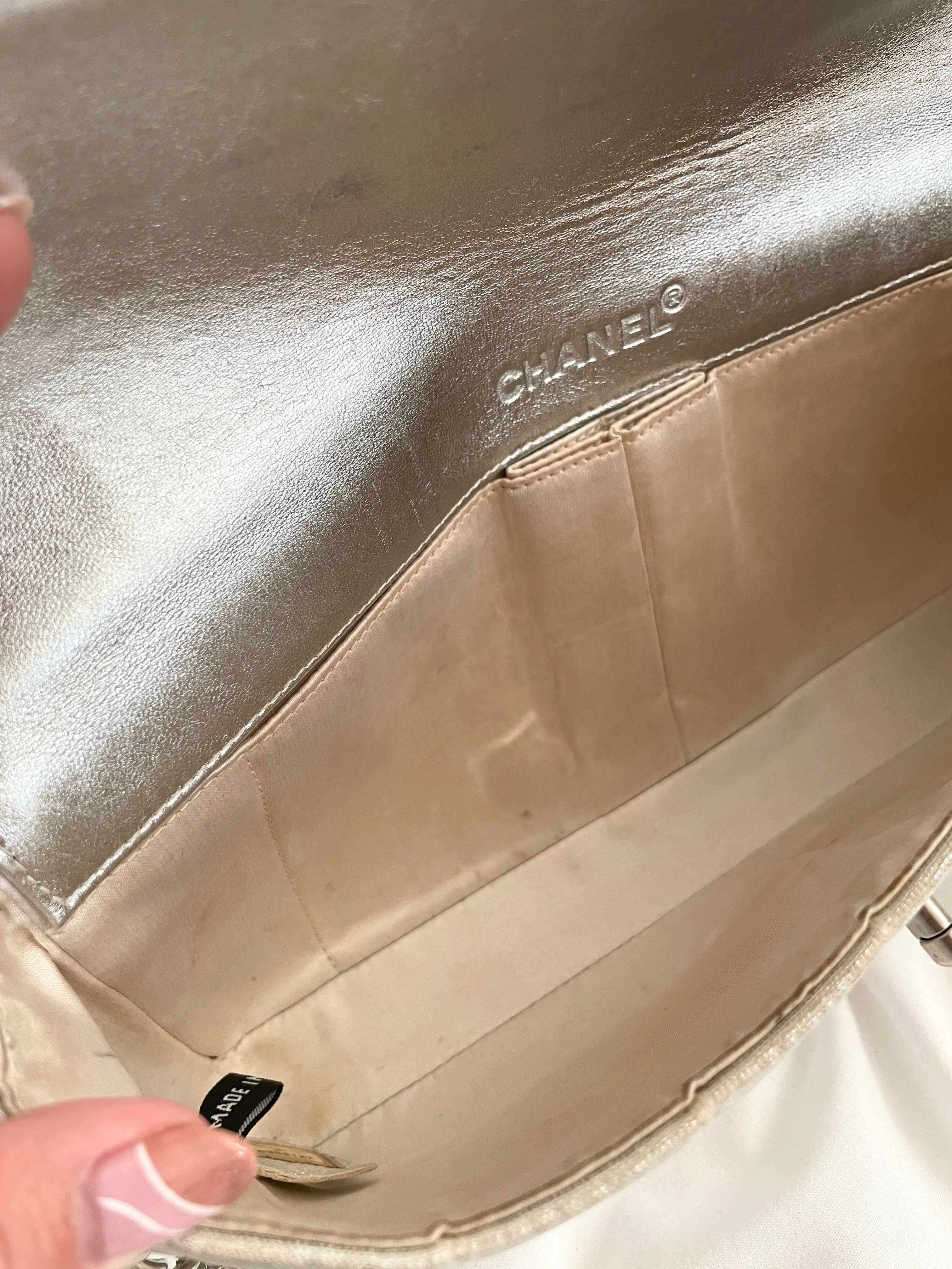 CL Silver Chocolate Bar Bag