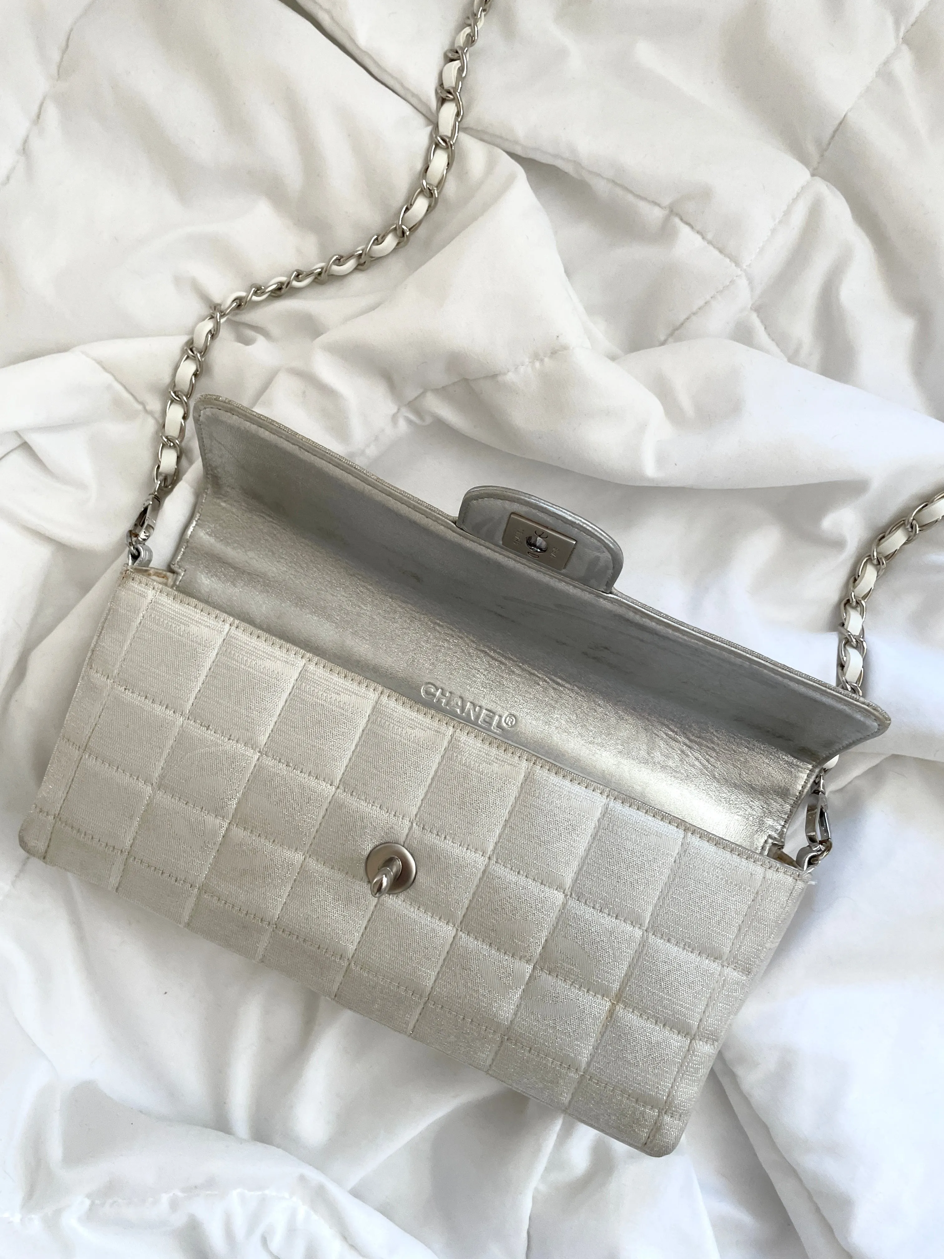 CL Silver Chocolate Bar Bag