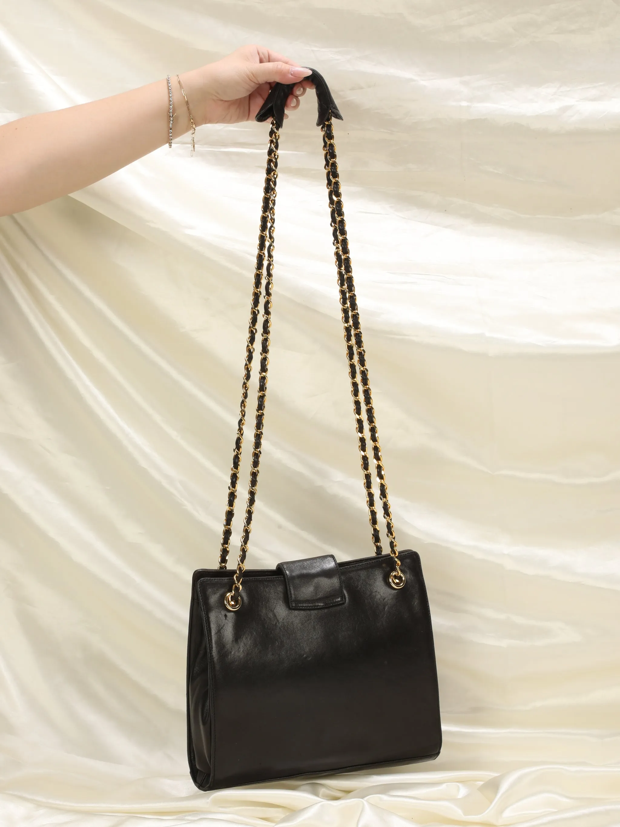 CL Timeless Lambskin Chain Tote