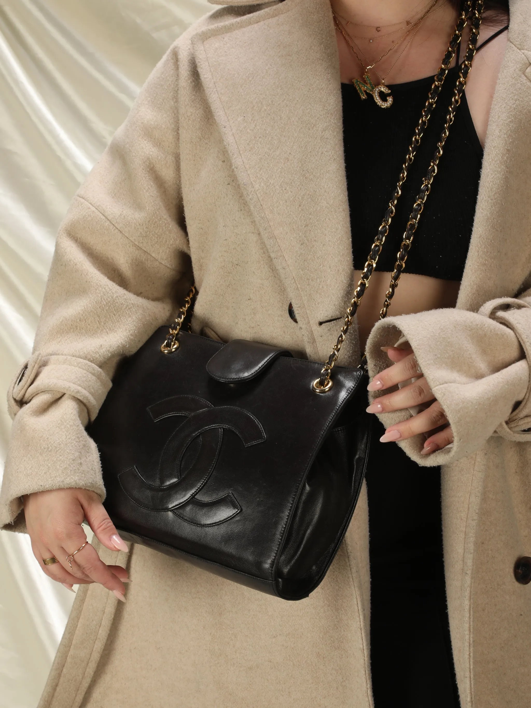 CL Timeless Lambskin Chain Tote