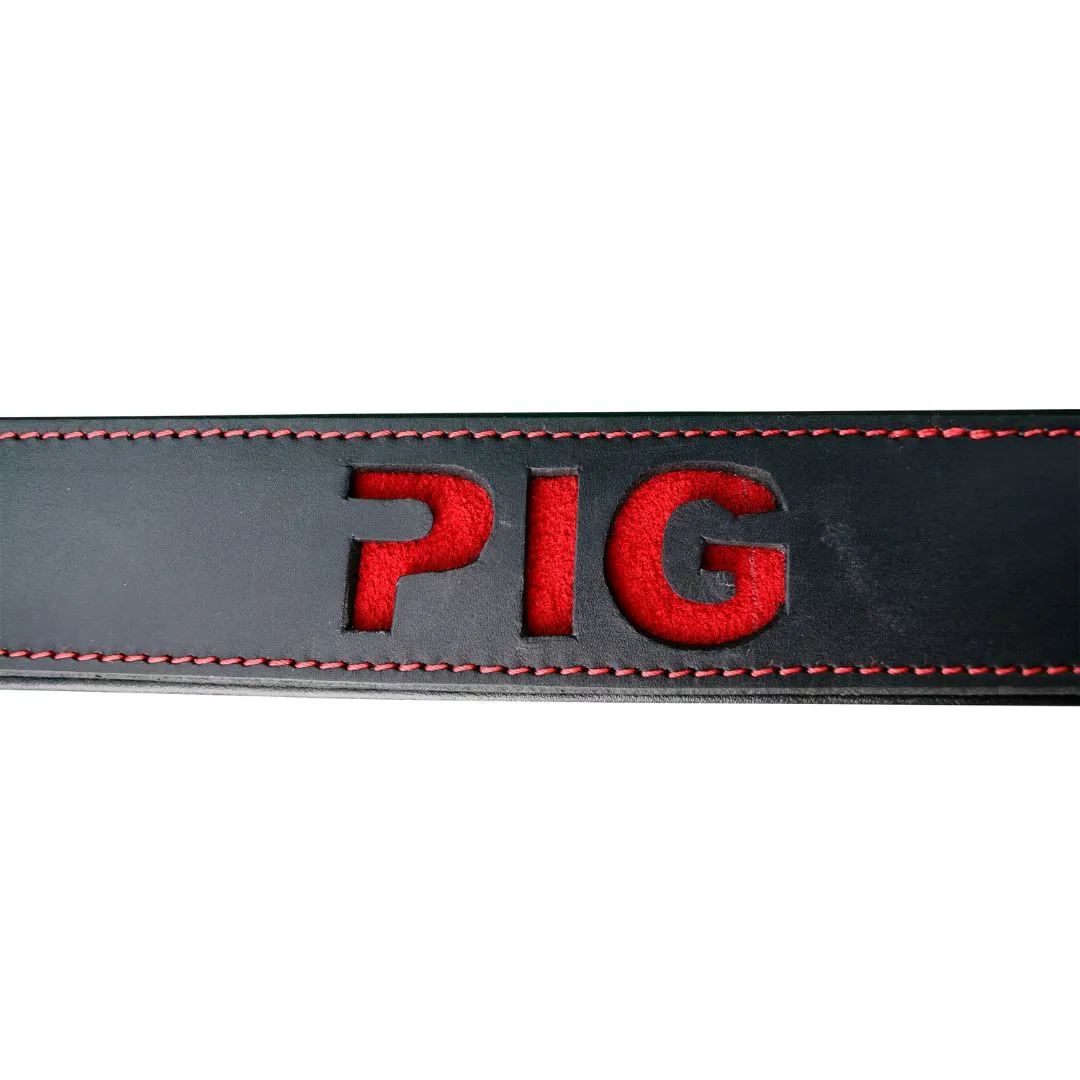 Collar - Leather Slave Collar with reverse - Slut , Bitch, Slave, Pig, Whore (5 options)