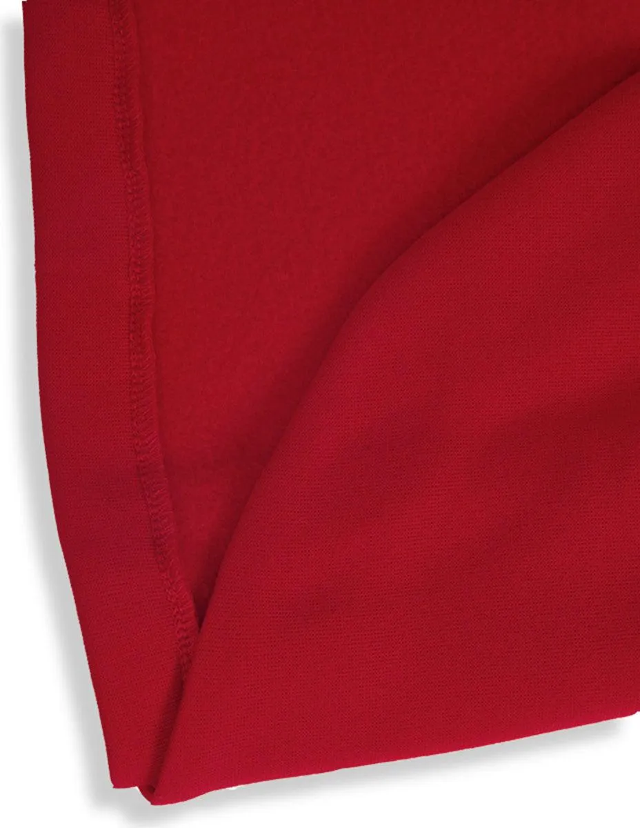 Engine Red Uneven Hem Zippered Hoodie Cardigan