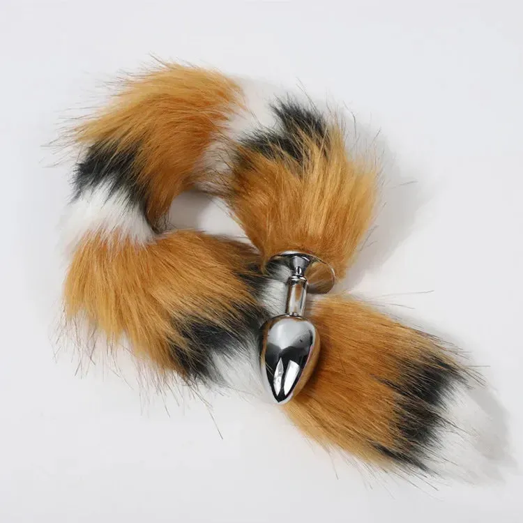 Fox Tail Butt Plug Sexy Metal Fox Tail Anal Plug