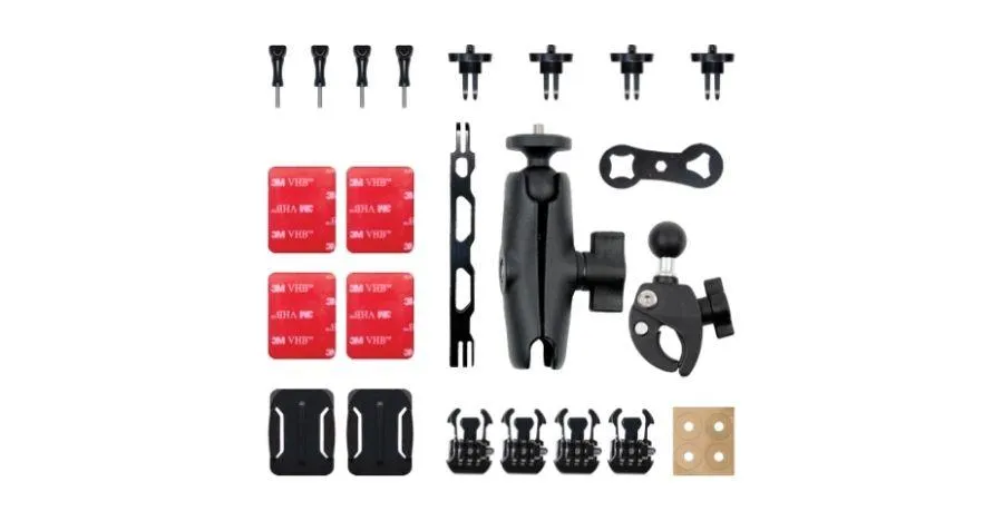 Insta360 Motorcycle Mount Standard Bundle (X3,ONE RS,GO 2,ONE X2,ONE R,ONE X,ONE)