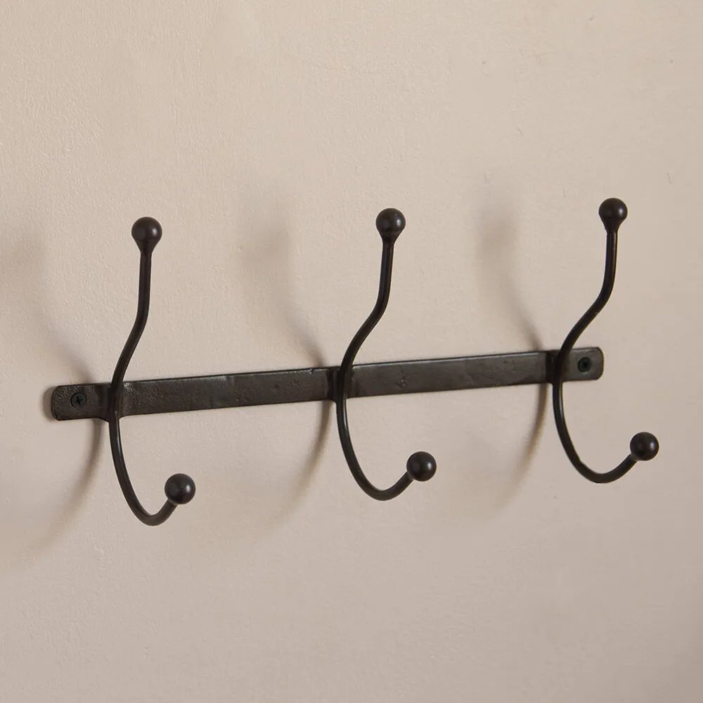 Iron Rama Coat Hook Rail