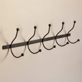 Iron Rama Coat Hook Rail