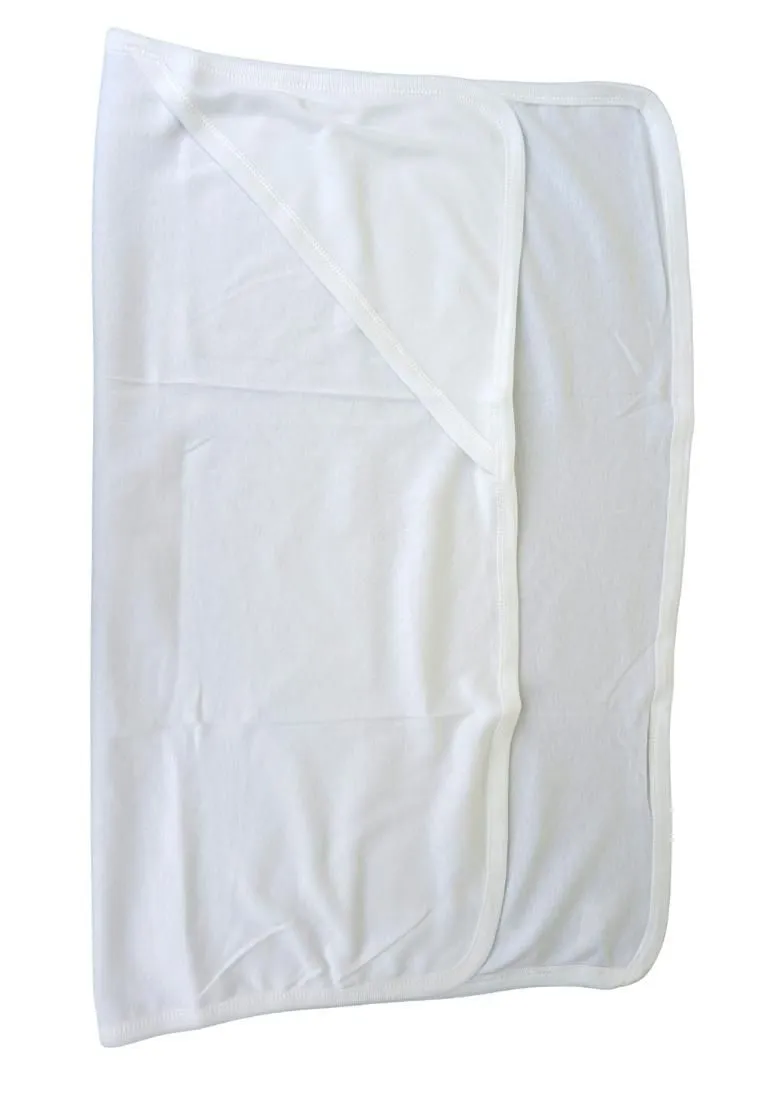 Landmark Hooded Blanket Free Size Plain Chief Value Cotton White