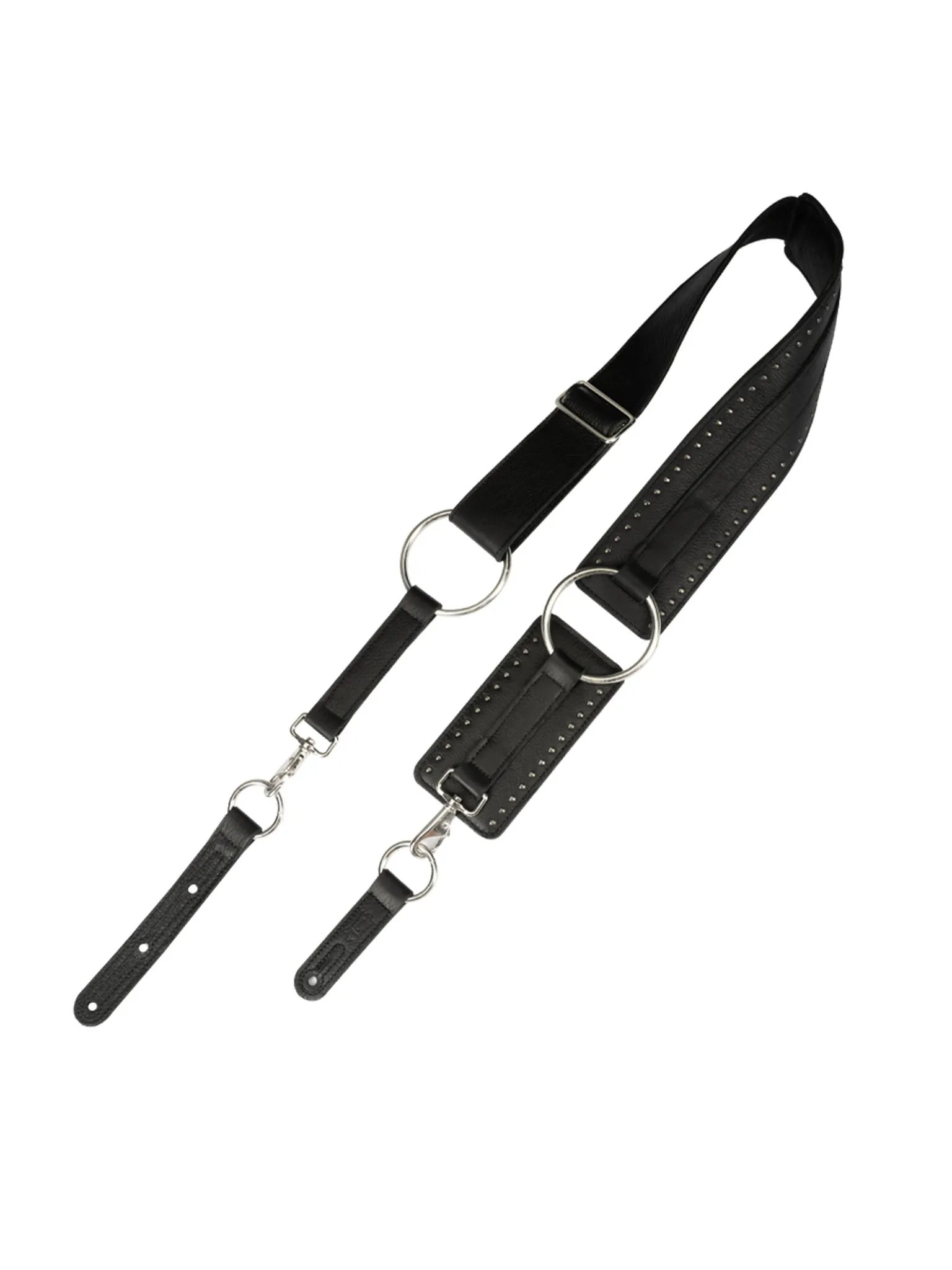 Levy's MG15BC-BLK Baldric Series Leather Guitar Strap, Black