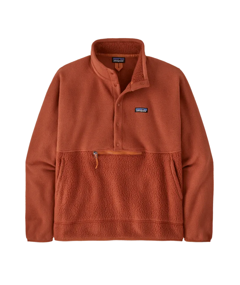 Men's Retro Pile Half-Snap Pullover