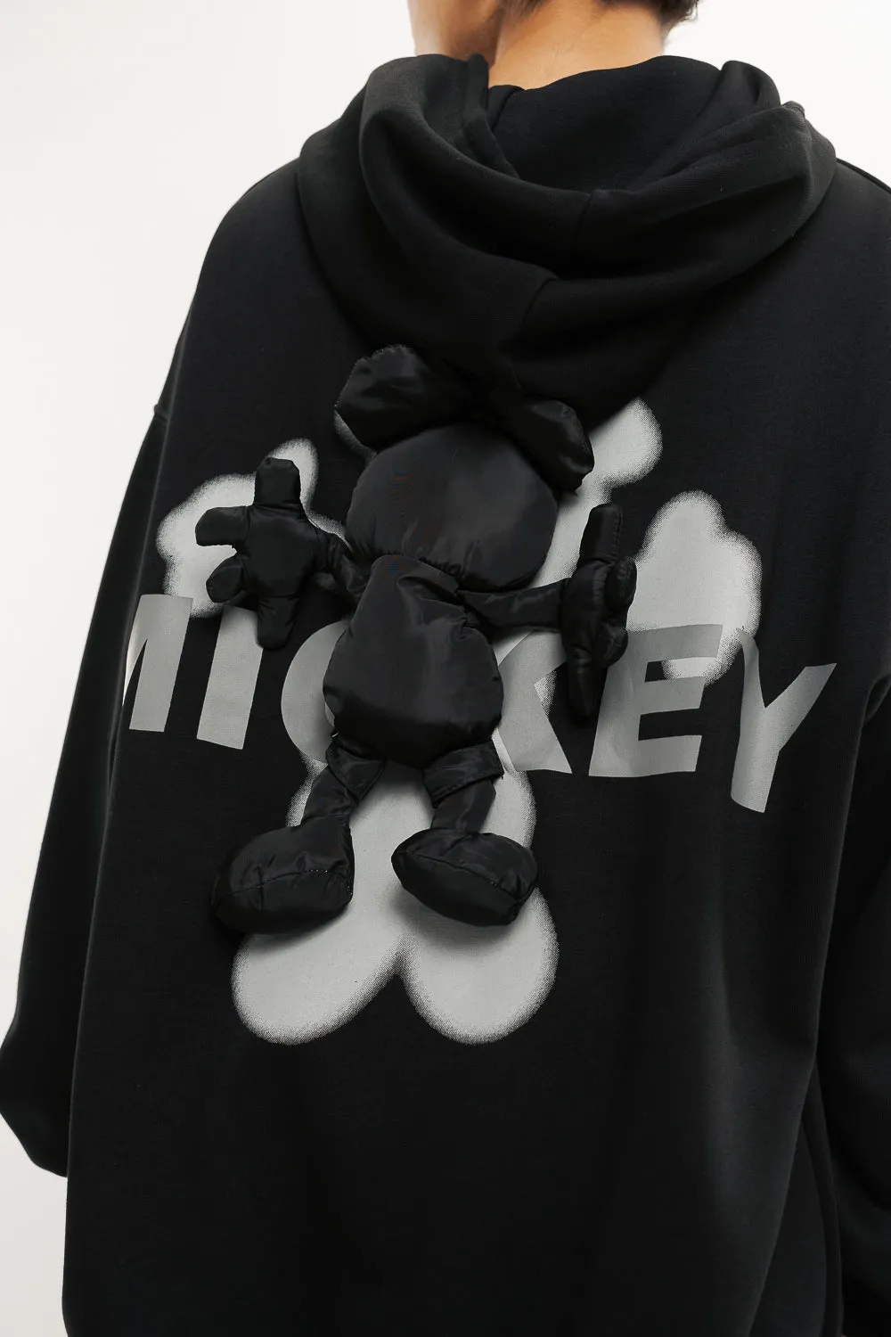 Mickey 3D Hoodie In Black