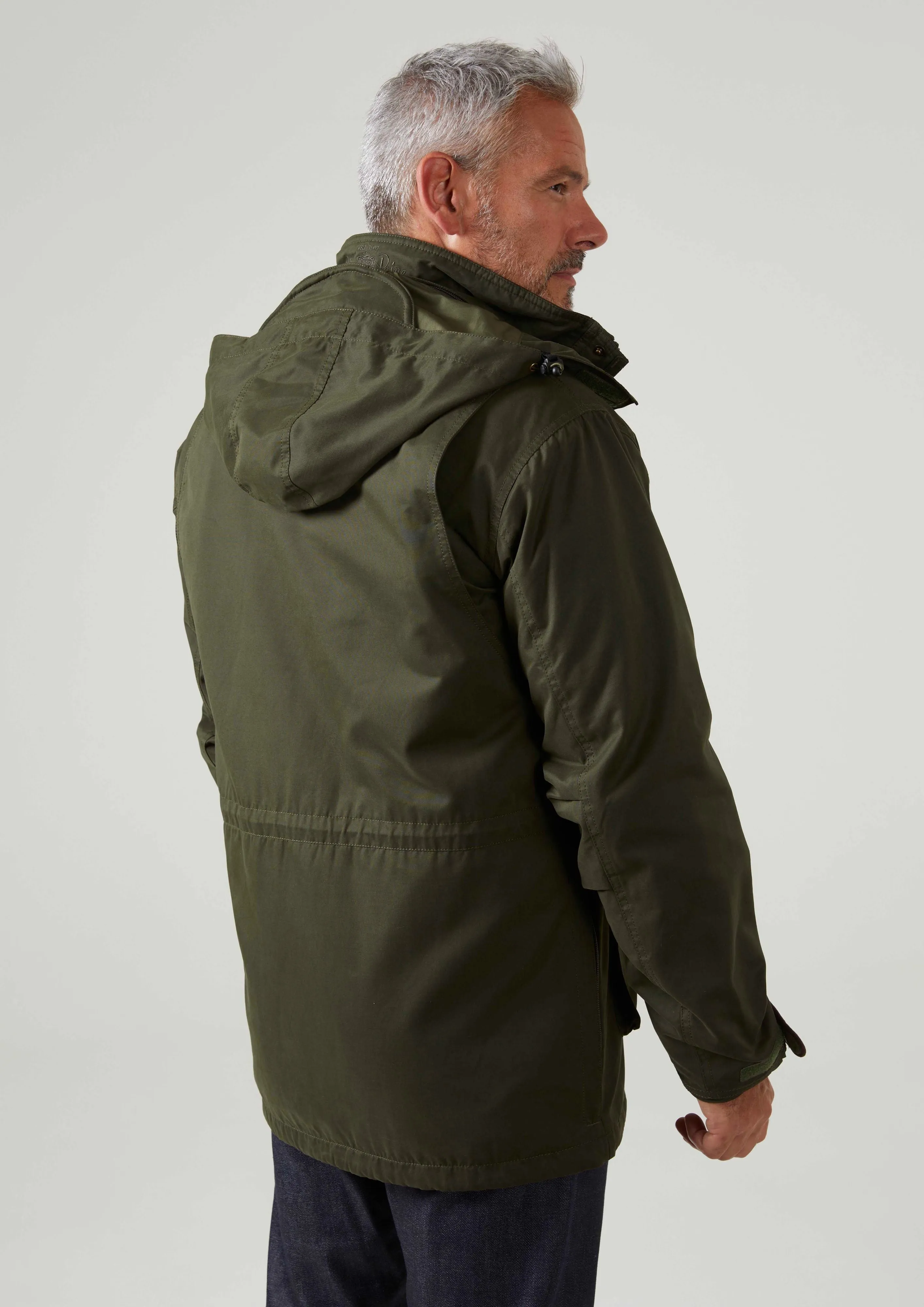 Milwood Men's Waterproof Shooting Coat In Olive - Shooting Fit