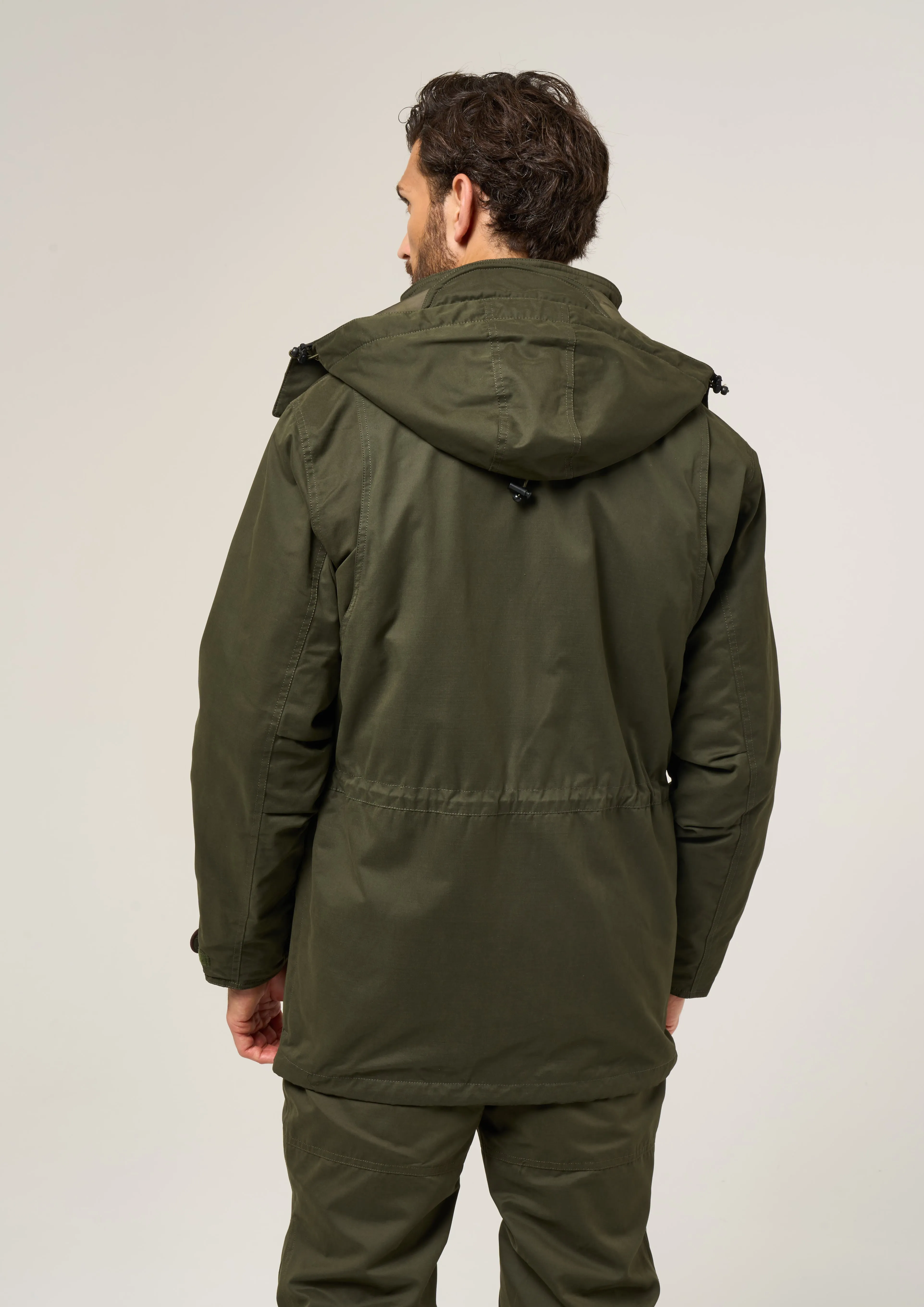 Milwood Men's Waterproof Shooting Coat In Olive - Shooting Fit