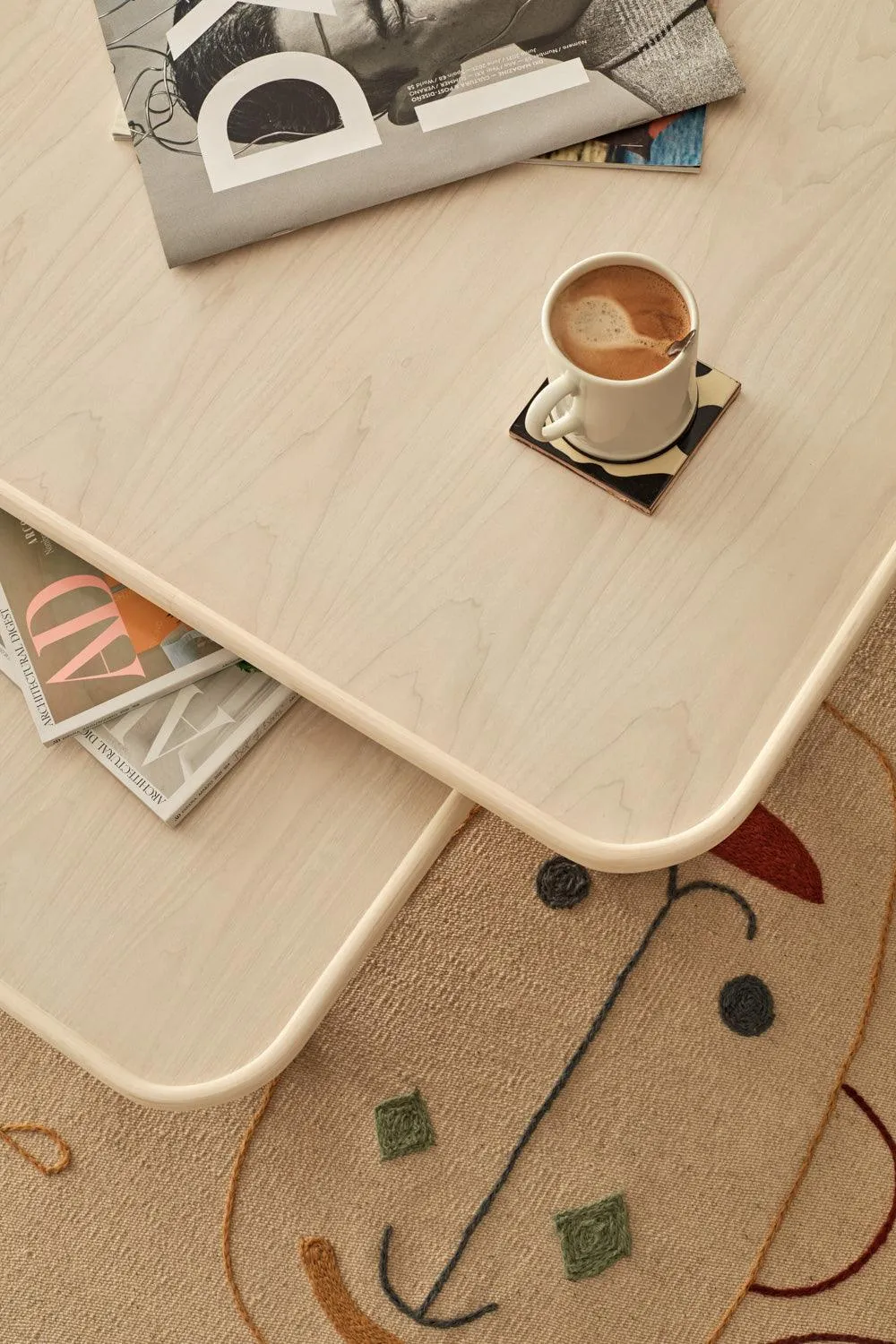 NEST wooden coffee table set