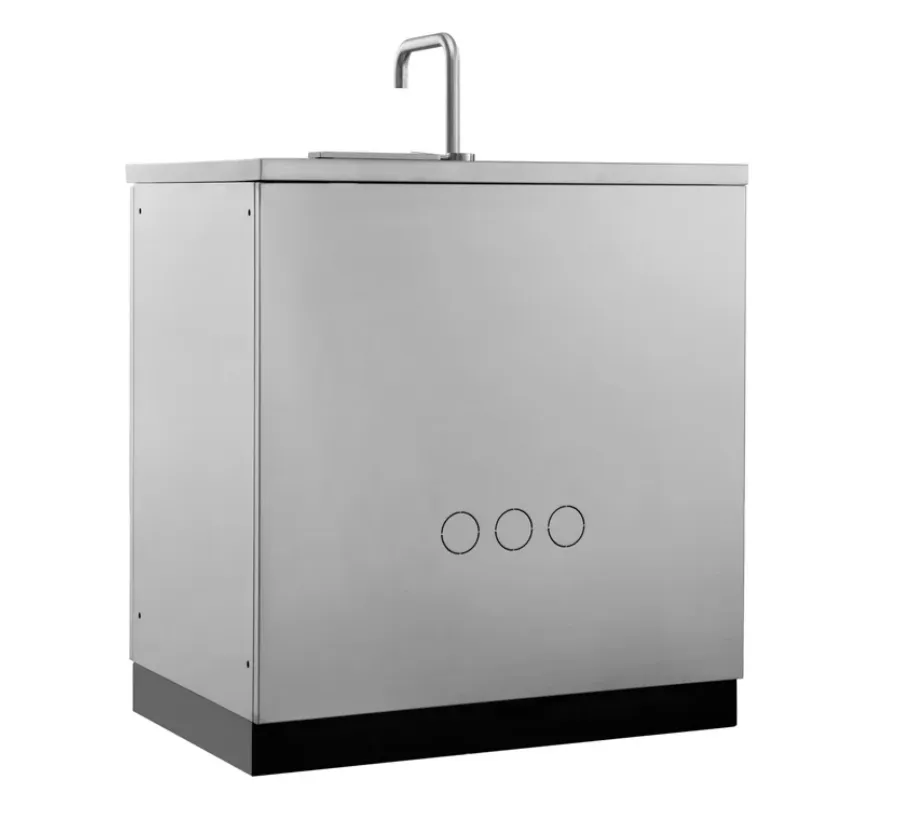 Newage Products 32 Inch Outdoor Kitchen Stainless Steel Sink Cabinet - 70002