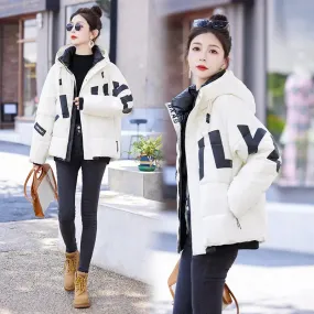 Niche Design College Style Thickened Jacket