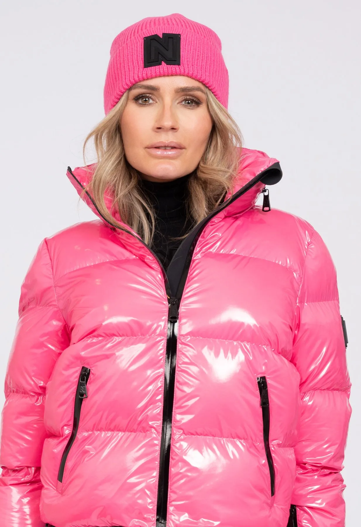 Nikkie Gstaad Laquer Pink Ski Jacket