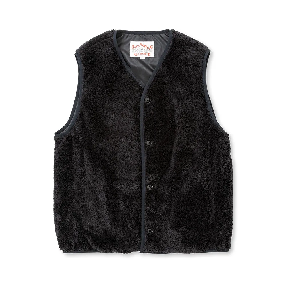 NYLON RIP FLEECE WAIST COAT