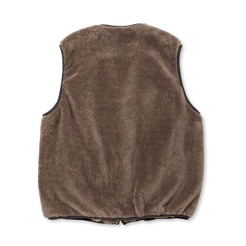 NYLON RIP FLEECE WAIST COAT