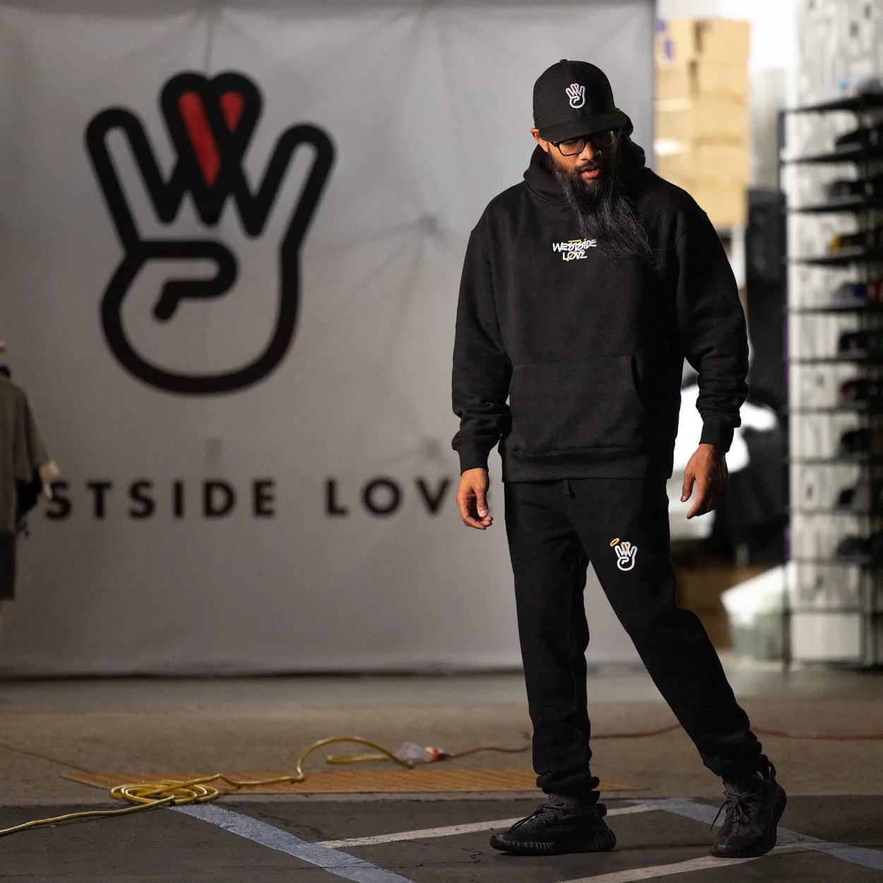 OG Stencil Black Sweatsuit