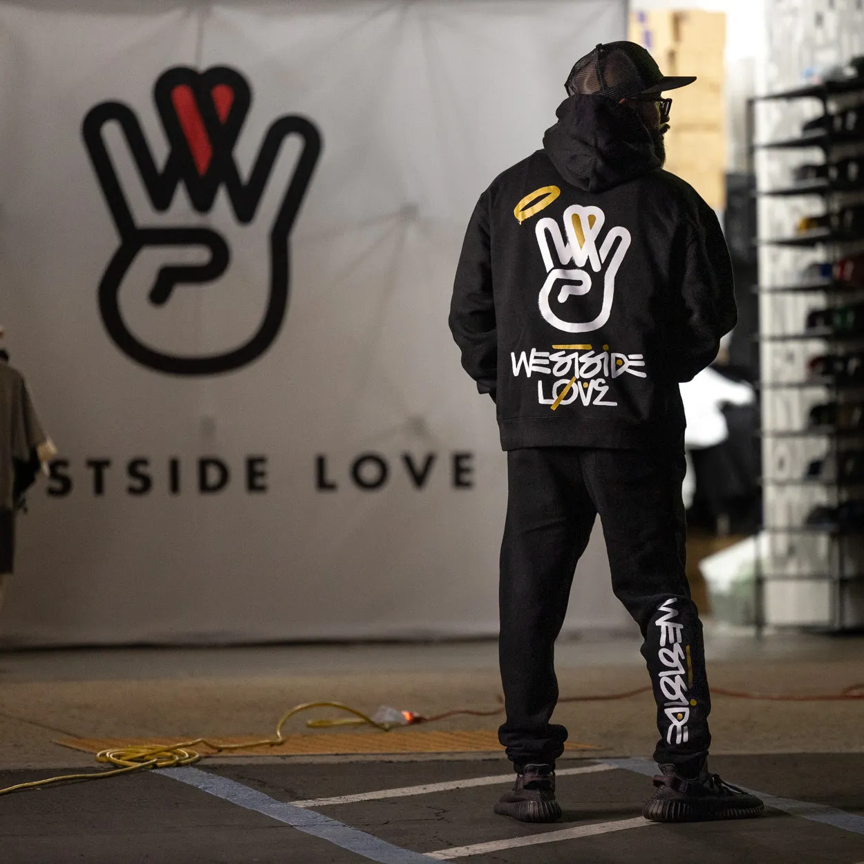 OG Stencil Black Sweatsuit