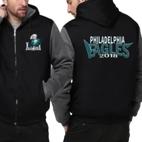 Philadelphia fans Jacket| nfl super bowl eagles Fan Varsity Jacket| Winter Coat (4 Colors)