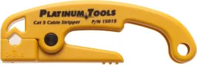 PLATINUM TOOLS 15015 CABLE STRIPPER FOR CAT5, 5e, & 6