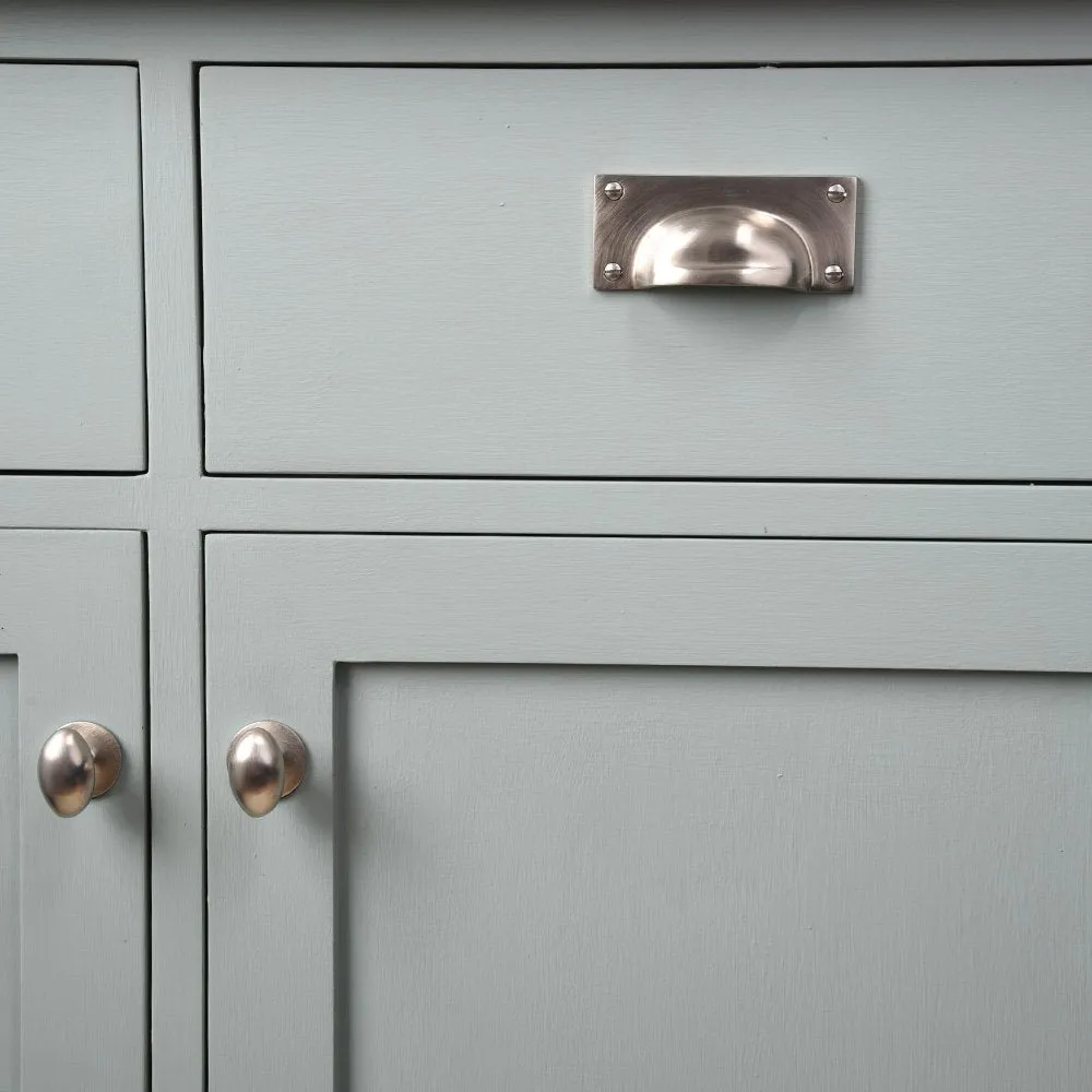 Satin Nickel Hooded Drawer Handle