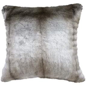 Silver Marten Faux Fur Cushion